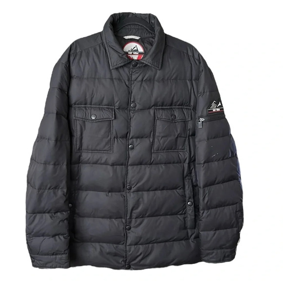 VRY WRM Insulated Down Puffer Coat Black Casual Quilted, Size XXL - Picture 1 of 16